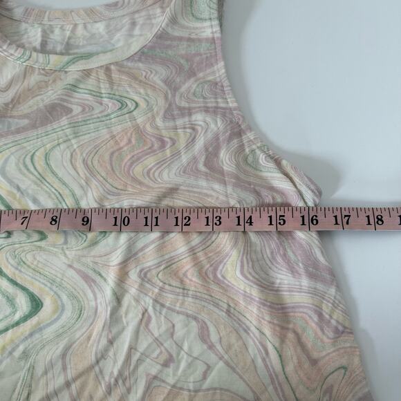 Old Navy Pink Swirl Pop UltraLite Sleeveless Active Tank Top Size Small Athletic - Picture 6 of 7